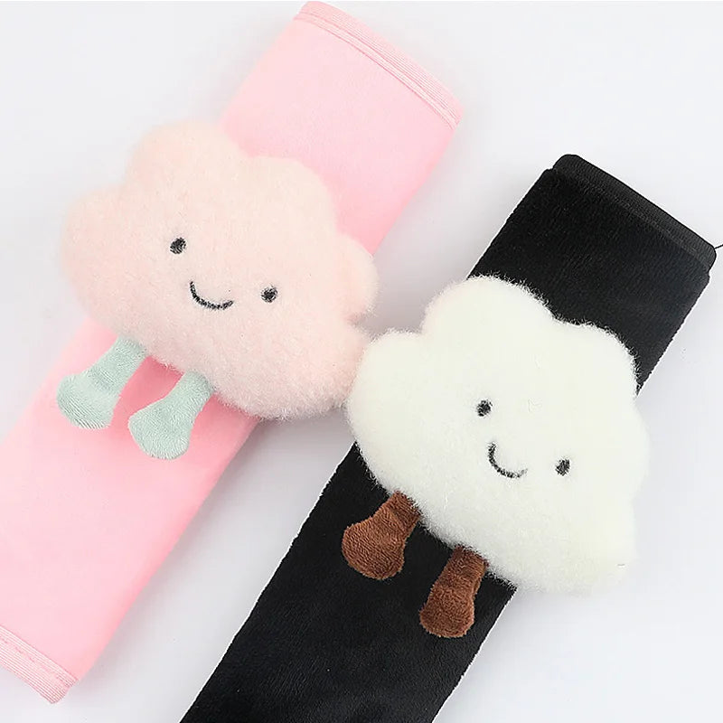 Plush Cloud Seatbelt Cover – Soft Comfort Car Shoulder Cushion