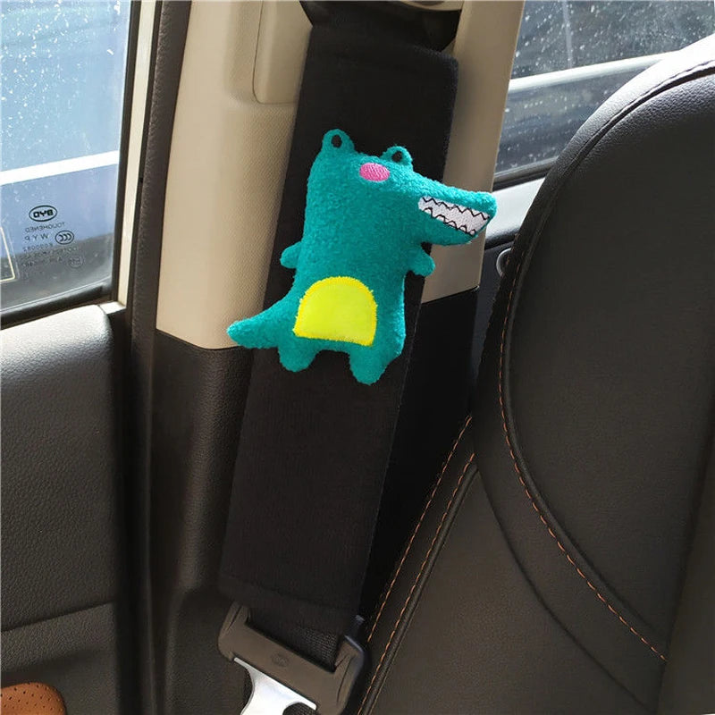 Plush Cloud Seatbelt Cover – Soft Comfort Car Shoulder Cushion