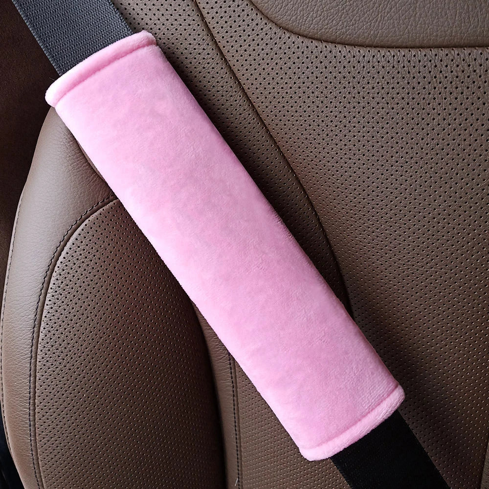 Plush Cloud Seatbelt Cover – Soft Comfort Car Shoulder Cushion