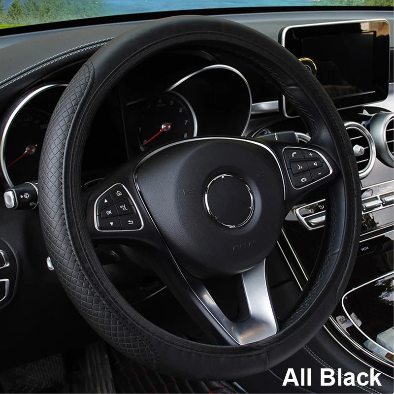 Anti-Slip Steering Wheel Cover for Comfortable Driving
