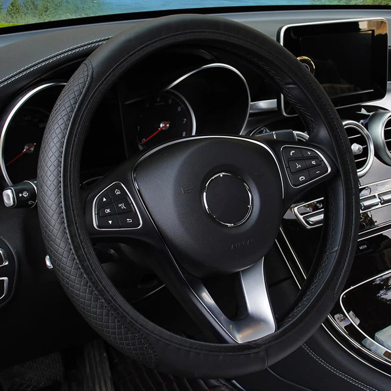 Anti-Slip Steering Wheel Cover for Comfortable Driving