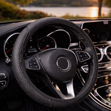Anti-Slip Steering Wheel Cover for Comfortable Driving